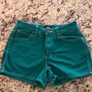 Dickies Women's High Waisted Carpenter Shorts 3" - Deep Lake